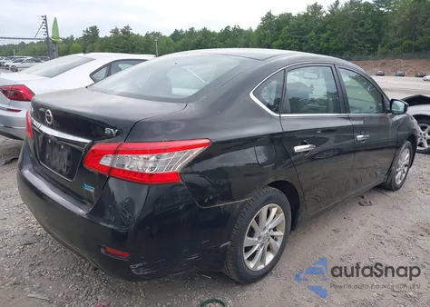 2013 Nissan Sentra Sv from USA, damaged, VIN 1N4AB7AP6DN908440